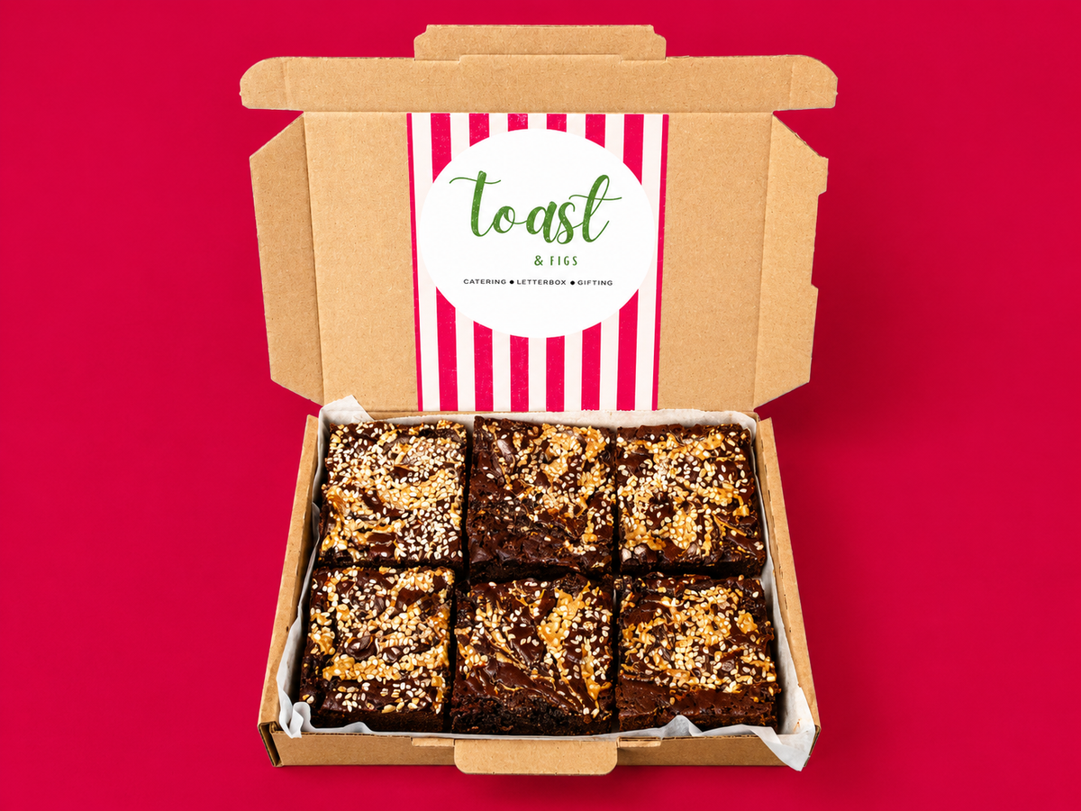 Tahini & Dark Chocolate Brownie Box