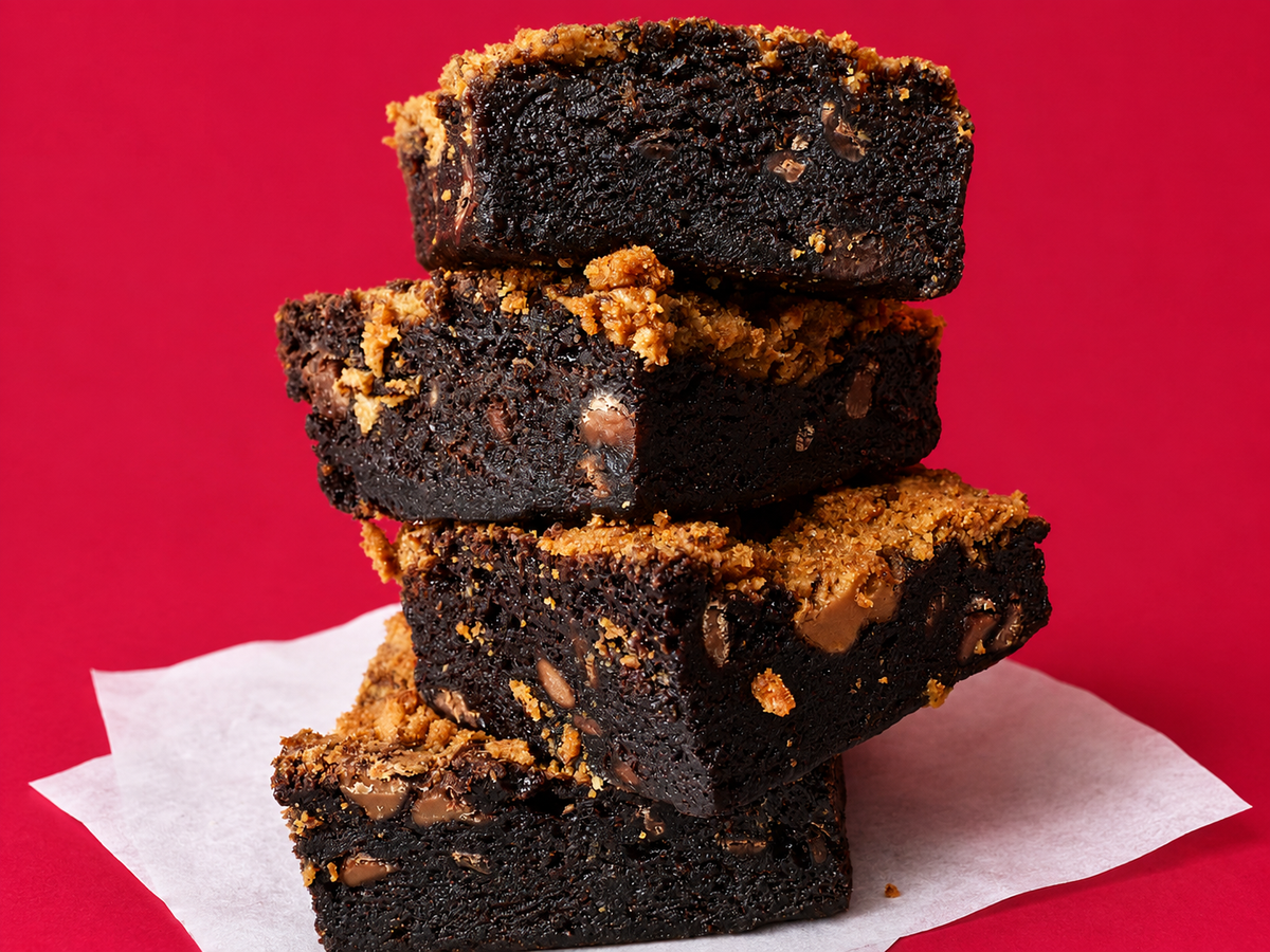 Biscoff Swirl Brownie Box
